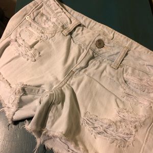 American Eagle Destroyed Shorts